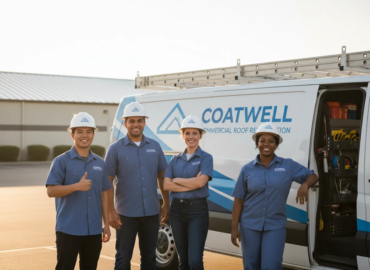 Commercial roof coating company in Polk, OH